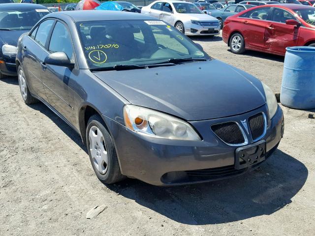 1G2ZF55B864170710 - 2006 PONTIAC G6 SE GRAY photo 1