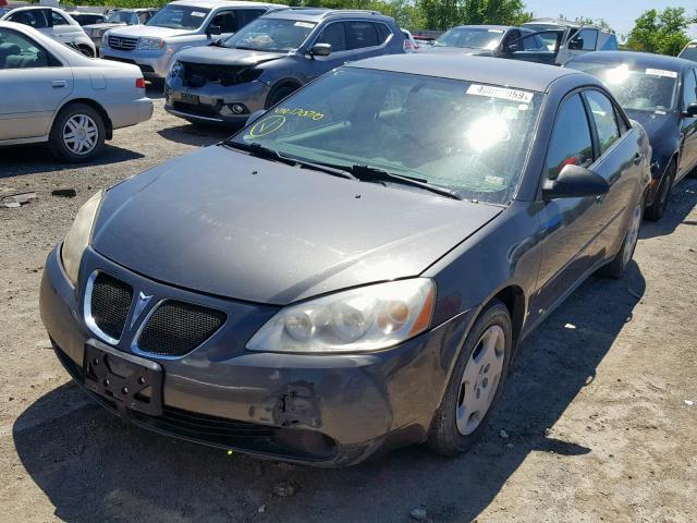 1G2ZF55B864170710 - 2006 PONTIAC G6 SE GRAY photo 2