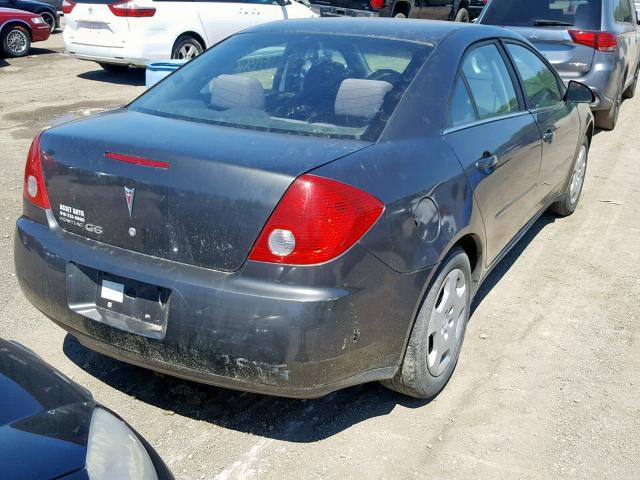 1G2ZF55B864170710 - 2006 PONTIAC G6 SE GRAY photo 4