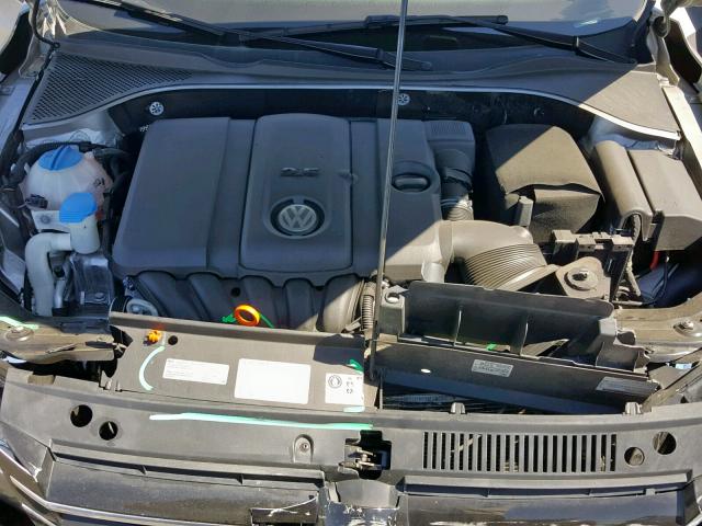 1VWAP7A36CC005219 - 2012 VOLKSWAGEN PASSAT S SILVER photo 7