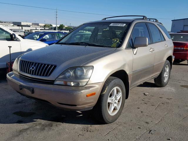 JT6HF10U9X0061407 - 1999 LEXUS RX 300 GOLD photo 2