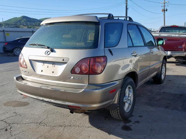 JT6HF10U9X0061407 - 1999 LEXUS RX 300 GOLD photo 4