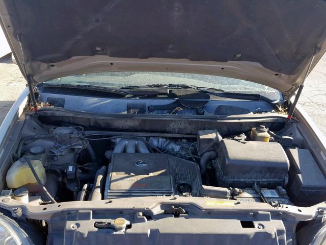 JT6HF10U9X0061407 - 1999 LEXUS RX 300 GOLD photo 7