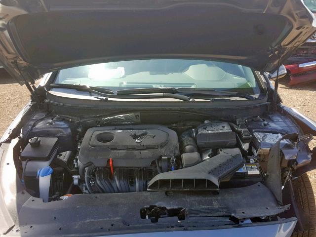 5NPE34AF5JH721930 - 2018 HYUNDAI SONATA SPO GRAY photo 7