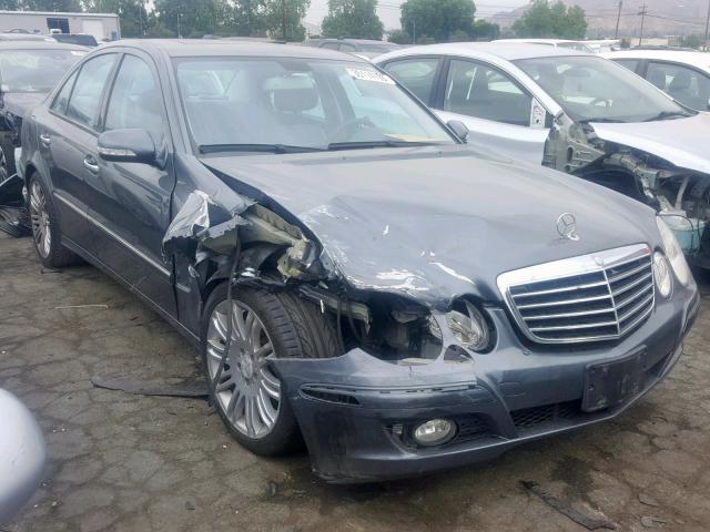 WDBUF56X28B200877 - 2008 MERCEDES-BENZ E 350 BLUE photo 1