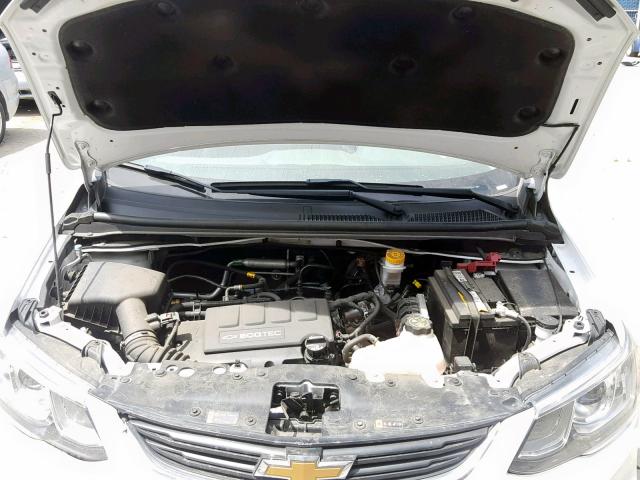 1G1JF5SB0J4139546 - 2018 CHEVROLET SONIC PREM WHITE photo 7