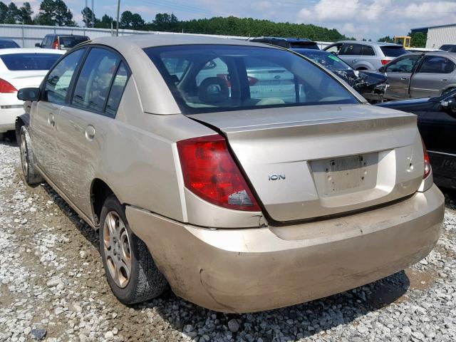 1G8AJ52F94Z191039 - 2004 SATURN ION LEVEL GOLD photo 3