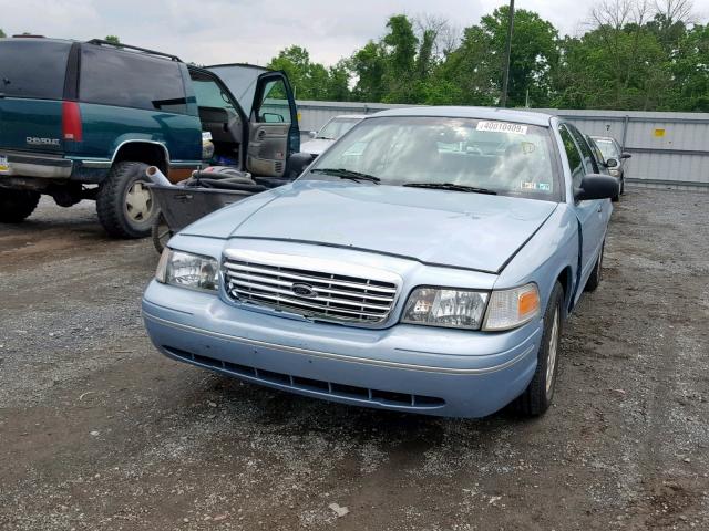 2FAFP74W54X172857 - 2004 FORD CROWN VICT BLUE photo 2