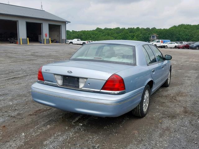 2FAFP74W54X172857 - 2004 FORD CROWN VICT BLUE photo 4