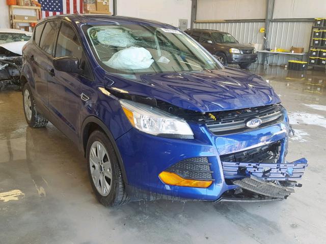 1FMCU0F74EUC67899 - 2014 FORD ESCAPE S BLUE photo 1