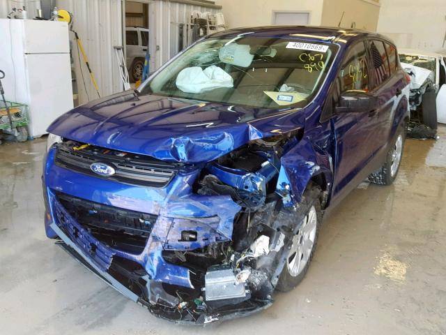 1FMCU0F74EUC67899 - 2014 FORD ESCAPE S BLUE photo 2