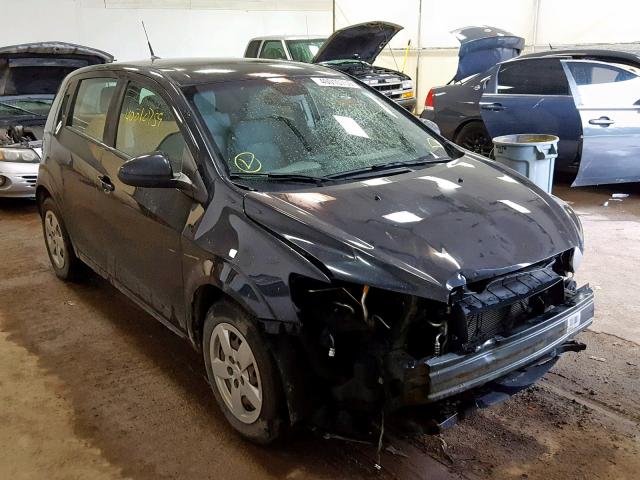 1G1JA6SHXD4134710 - 2013 CHEVROLET SONIC LS BLACK photo 1
