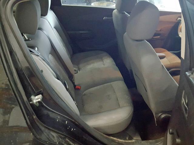 1G1JA6SHXD4134710 - 2013 CHEVROLET SONIC LS BLACK photo 6