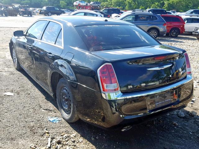 2C3CCAAG6DH626504 - 2013 CHRYSLER 300 BLACK photo 3