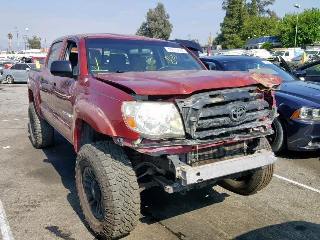 3TMJU62N48M067472 - 2008 TOYOTA TACOMA DOU RED photo 1
