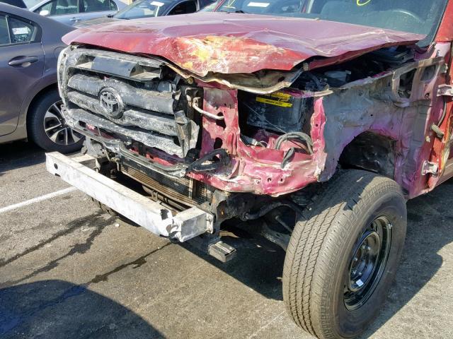 3TMJU62N48M067472 - 2008 TOYOTA TACOMA DOU RED photo 9