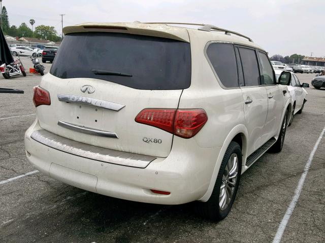 JN8AZ2ND5H9830017 - 2017 INFINITI QX80 BASE CREAM photo 4