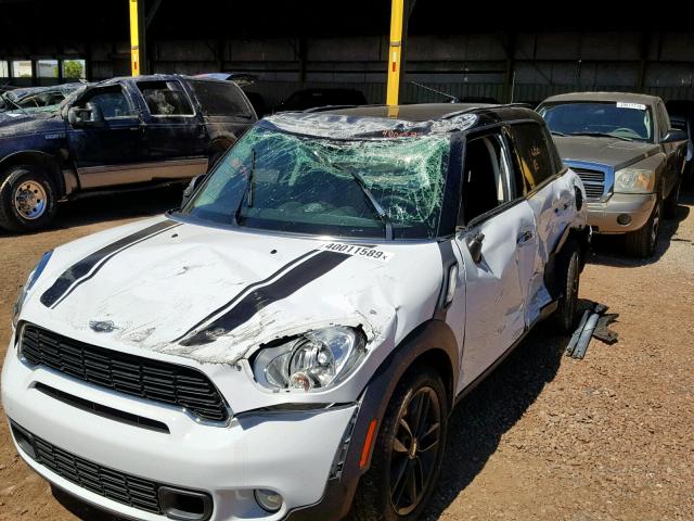 WMWZC3C50DWP24052 - 2013 MINI COOPER S C WHITE photo 9