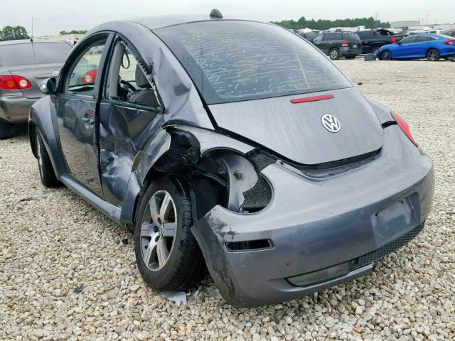 3VWPR31C86M401197 - 2006 VOLKSWAGEN NEW BEETLE ნაცრისფერი ფოტო 3