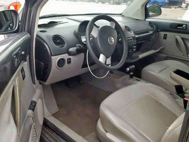 3VWPR31C86M401197 - 2006 VOLKSWAGEN NEW BEETLE ნაცრისფერი ფოტო 9
