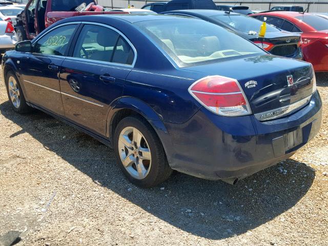 1G8ZS57N68F153341 - 2008 SATURN AURA XE BLUE photo 3