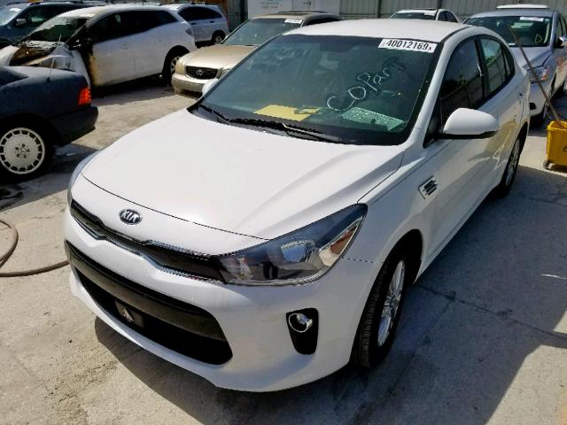 3KPA34AB5JE063039 - 2018 KIA RIO EX WHITE photo 2