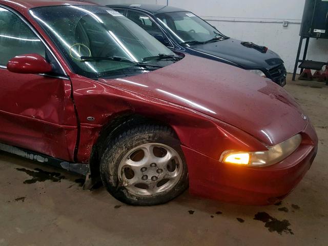 1G3WS52HXXF352286 - 1999 OLDSMOBILE INTRIGUE G RED photo 9