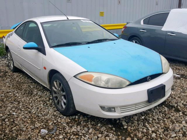 1ZWFT61LX15610451 - 2001 MERCURY COUGAR V6 WHITE photo 1