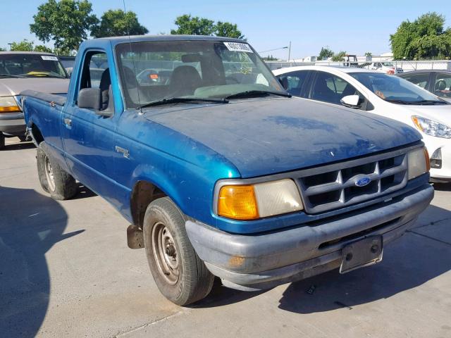 1FTCR10A4RUD66597 - 1994 FORD RANGER GREEN photo 1