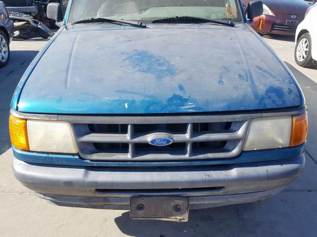 1FTCR10A4RUD66597 - 1994 FORD RANGER GREEN photo 7