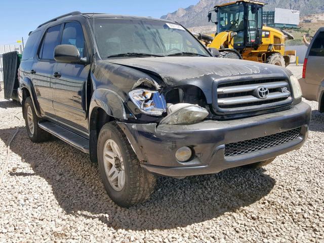 5TDBT48A52S071649 - 2002 TOYOTA SEQUOIA LI BLACK photo 1