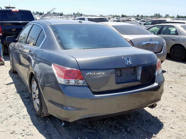 1HGCP2F86AA049900 - 2010 HONDA ACCORD EXL GRAY photo 3