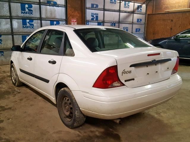 1FAFP33PX4W167992 - 2004 FORD FOCUS LX WHITE photo 3