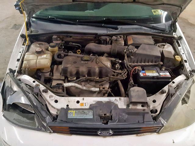 1FAFP33PX4W167992 - 2004 FORD FOCUS LX WHITE photo 7