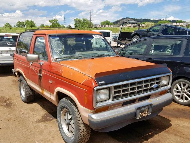 1FMCU14T8HUB25128 - 1987 FORD BRONCO II ORANGE photo 1