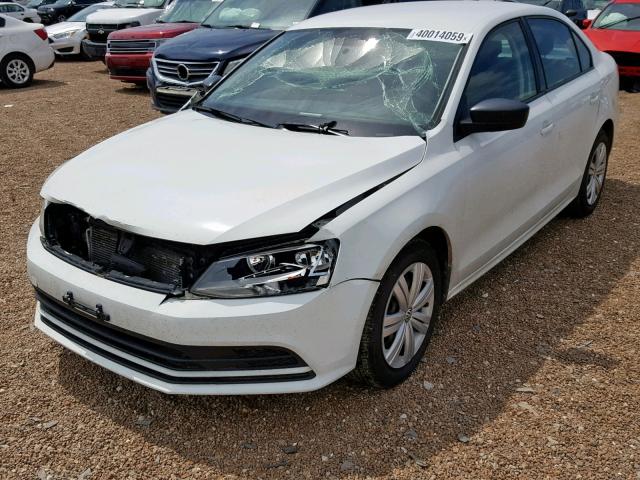 3VW3A7AJ8FM274902 - 2015 VOLKSWAGEN JETTA TDI WHITE photo 2