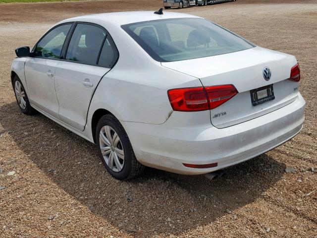 3VW3A7AJ8FM274902 - 2015 VOLKSWAGEN JETTA TDI WHITE photo 3