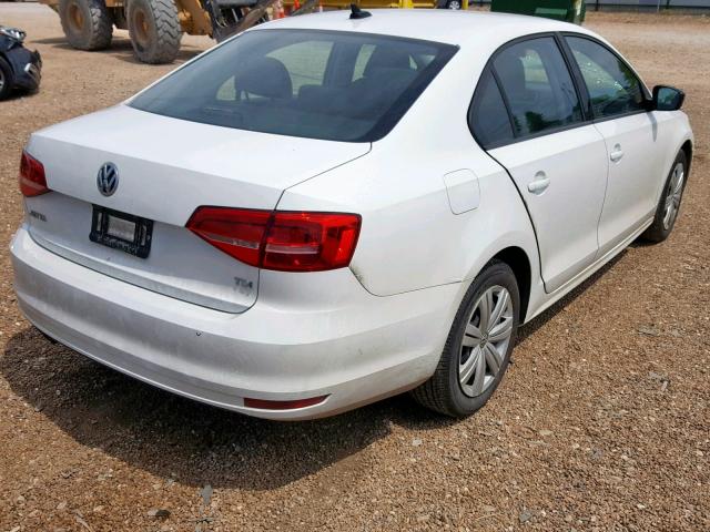 3VW3A7AJ8FM274902 - 2015 VOLKSWAGEN JETTA TDI WHITE photo 4