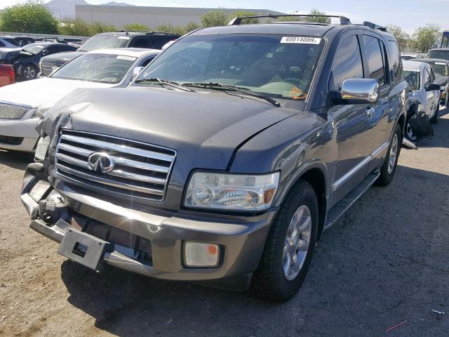 5N3AA08A57N801778 - 2007 INFINITI QX56 CHARCOAL photo 2