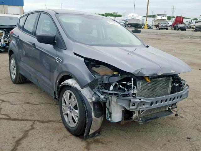 1FMCU0F73EUC64623 - 2014 FORD ESCAPE S GRAY photo 1