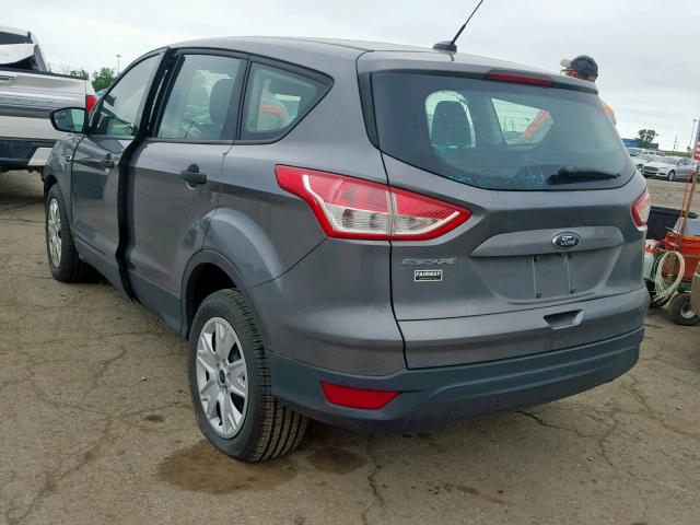 1FMCU0F73EUC64623 - 2014 FORD ESCAPE S GRAY photo 3