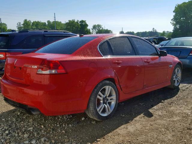 6G2ER57729L185585 - 2009 PONTIAC G8 RED photo 9