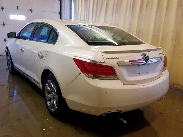 1G4GE5G33CF182304 - 2012 BUICK LACROSSE P WHITE photo 3