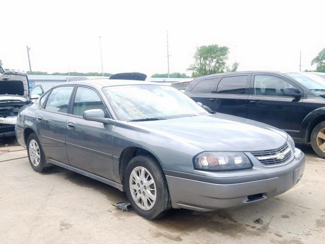 2G1WF52E659278227 - 2005 CHEVROLET IMPALA GRAY photo 1