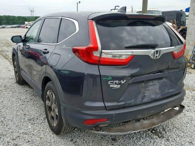 7FARW1H86HE008742 - 2017 HONDA CR-V EXL GRAY photo 3