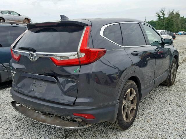 7FARW1H86HE008742 - 2017 HONDA CR-V EXL GRAY photo 4