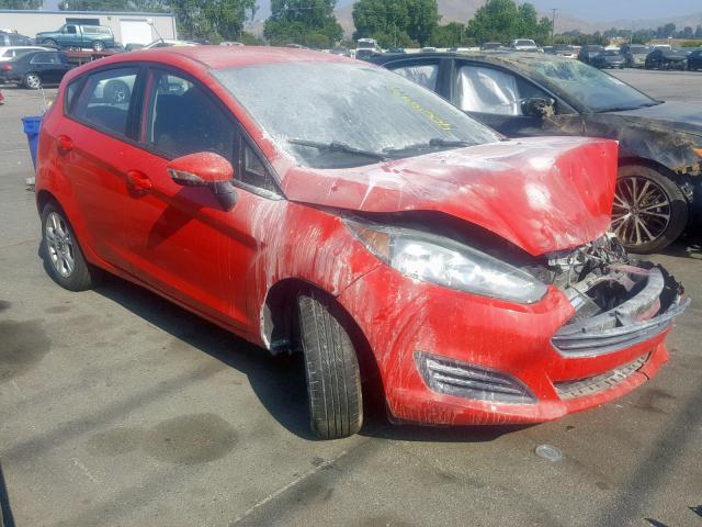 3FADP4EJ5EM114477 - 2014 FORD FIESTA SE RED photo 1