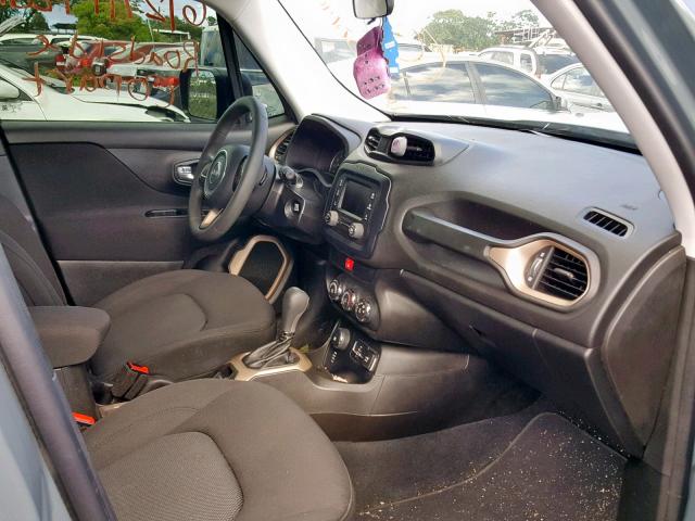 ZACCJBAB0HPE54938 - 2017 JEEP RENEGADE S GRAY photo 5