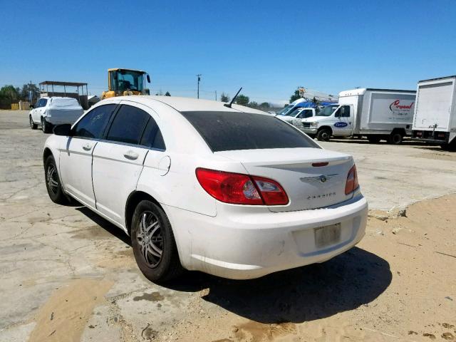 1C3LC46J28N142462 - 2008 CHRYSLER SEBRING LX WHITE photo 3