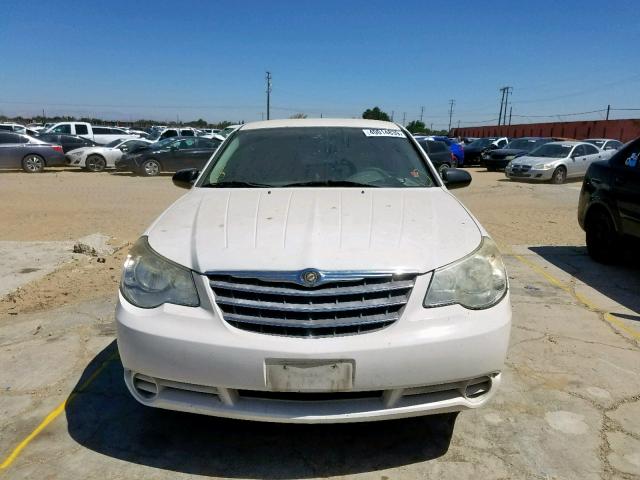 1C3LC46J28N142462 - 2008 CHRYSLER SEBRING LX WHITE photo 9